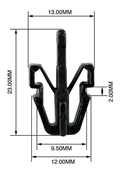 Panel Clips - Grille - 10 Pieces