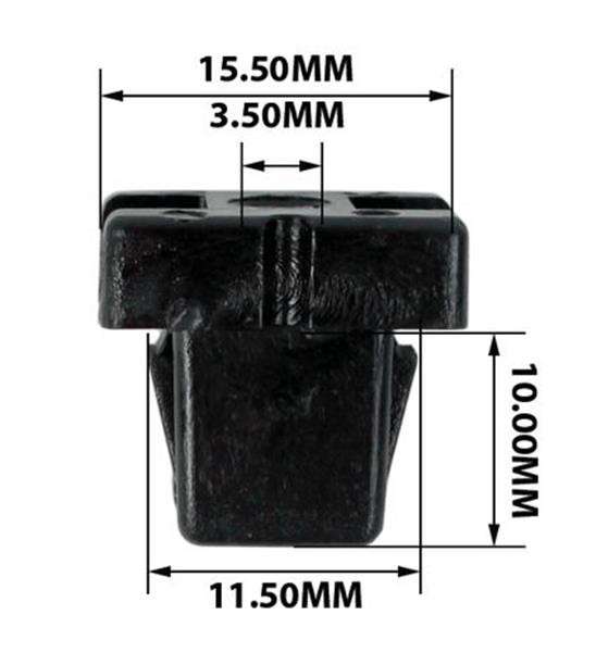 Panel Clip - 9 to 11.5mm - Screw Saddles