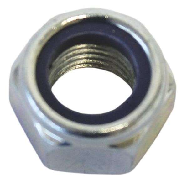 M16 Nylon Lock Nut - Zinc Plated Nylon