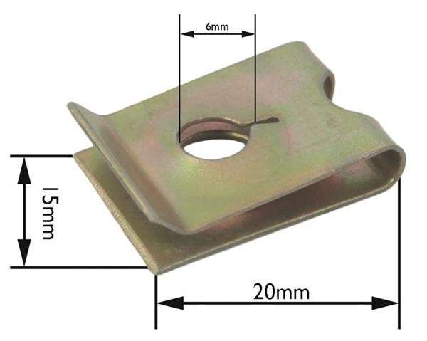 Speed Clip - 6.3mm - 100 Pieces