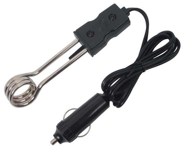 Water Heater with 12 Volt Cigarette Lighter Socket