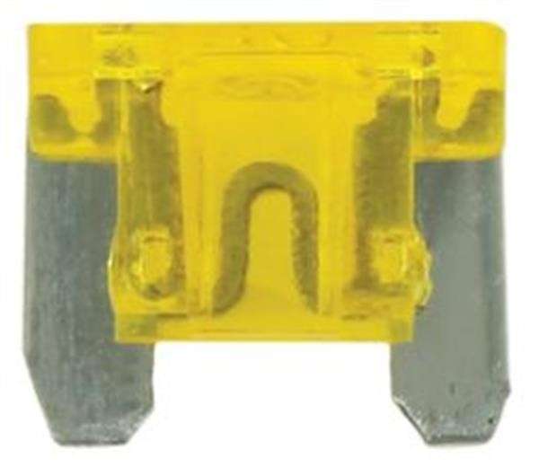 2 Pin Blade Fuse - 20 Amp - 100 Pieces