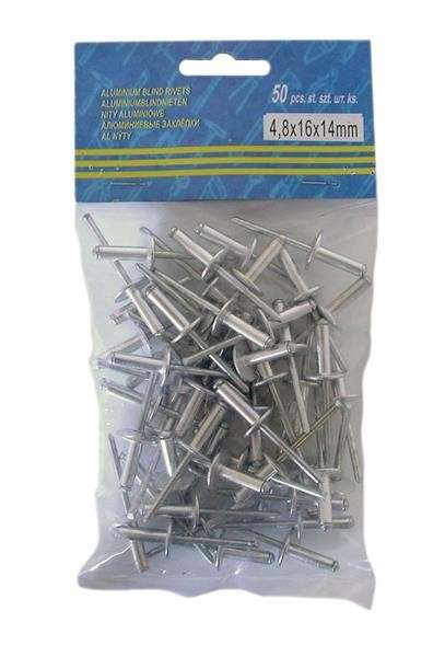 Pop Rivets - Long Flange  4.8x16x14mm (250 Piece)