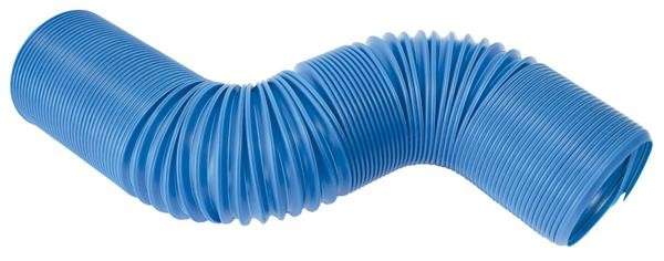 Plastic Concertina Air Hose - Blue