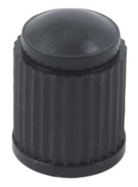 Valve Cap - Plastic - Black - 100 Pieces