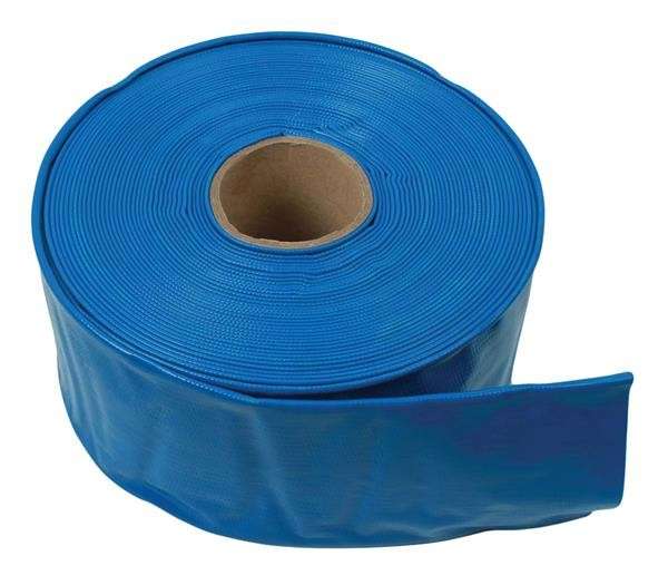 PVC Flat Hose - Blue - 38.1mm x 20m