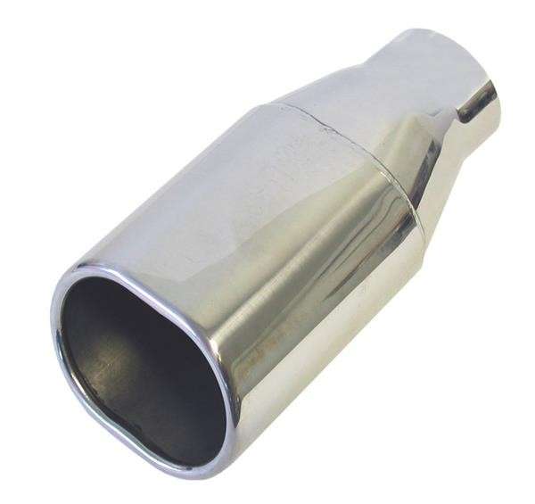 Oval Exhaust Tail Piece - 64mm Inlet