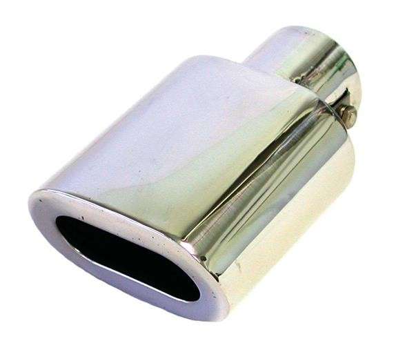 Oval Exhaust Tail Piece - 55mm Inlet