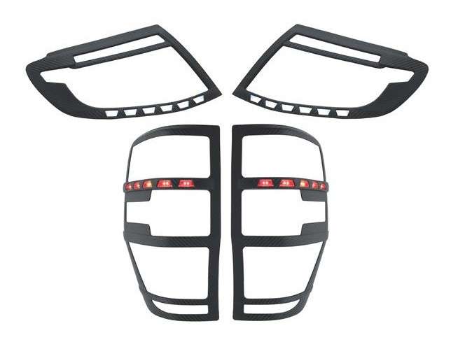 Head Lamp / Tail Lamp Cover Set for Ford Ranger 2012 Onward