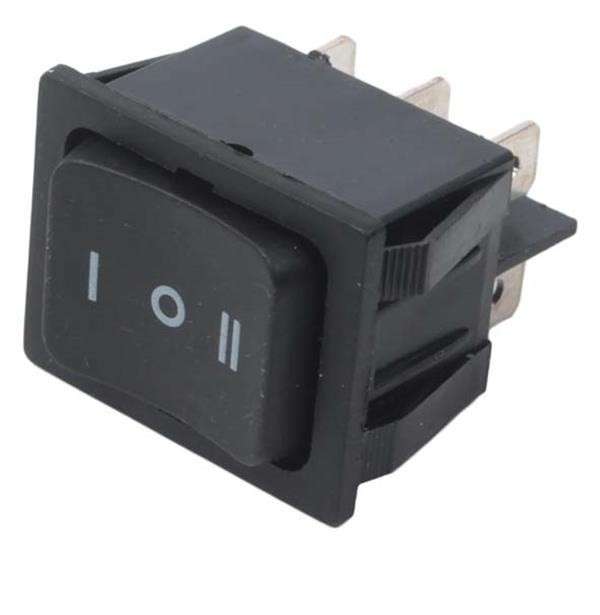 Rocker Switch - [1 - 0 - 2] with Return