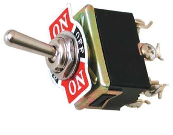 Toggle Switch - On / Off / On - 16 Amp