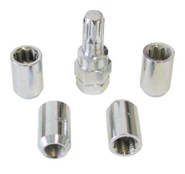 Locking Wheel Nut Set [19/21mm x 12mm x 1.25mm]