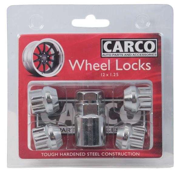 Locking Wheel Nut Set [19/21mm x 12mm x 1.25mm]