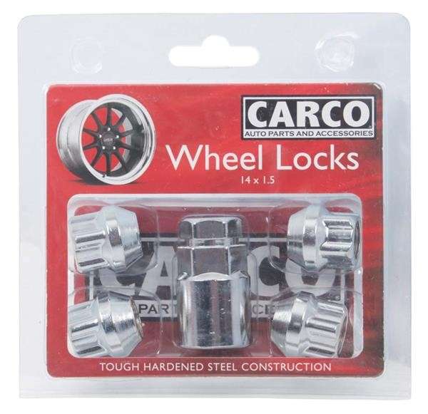 Locking Wheel Nut Set [19/21mm x 14mm x 1.5mm]