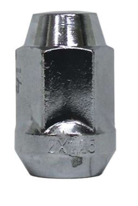 Capped End Chrome Wheel Nut [19mm x 12mm x 1.5mm]