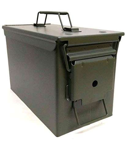 Ammo Box - Metal (Green) [300 x 170 x 215mm]