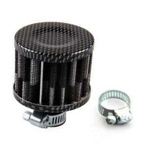 Air Filter Breather - Carbon - 12mm Outlet