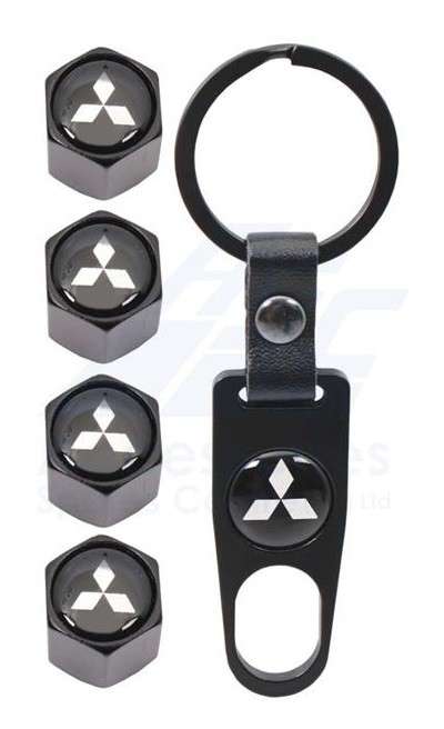 Valve Caps - Mitsubishi with Key Ring