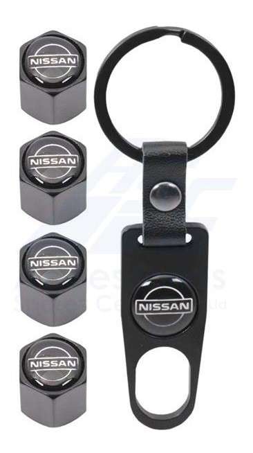 Valve Caps - Nissan with Key Ring