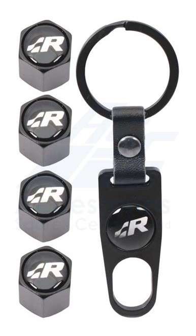 Valve Caps - Racing with Key Ring