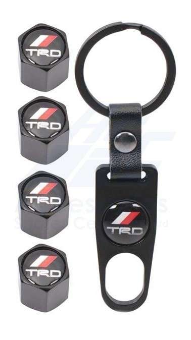 Valve Caps - TRD with Key Ring