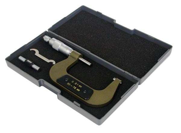 Micrometer - 50 to 75 mm in Plastic Case