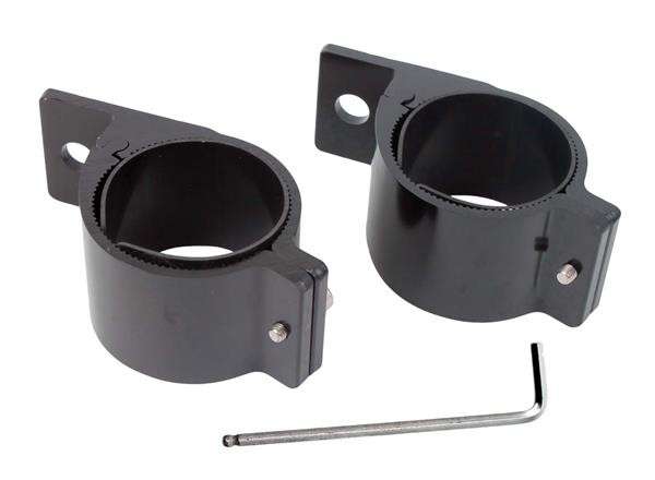 Spot Lamp Bracket Set - 66mm - Black