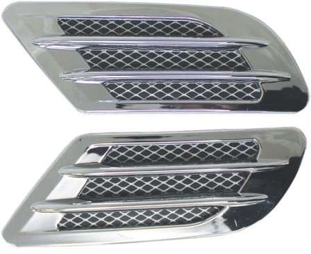 Air Flow Grid Cover - Chrome