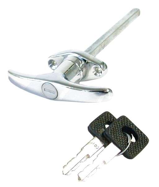 Canopy Locking Handle with Keys - T Type
