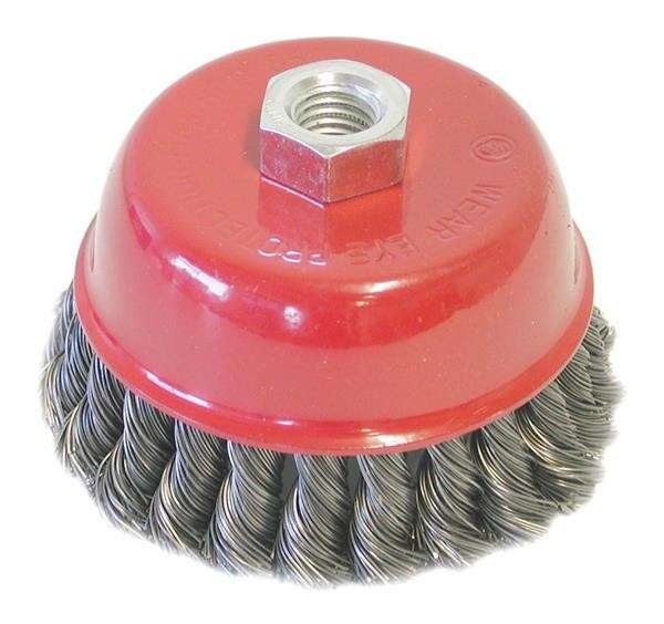 Cup Brush Knotted 100mm M14X2