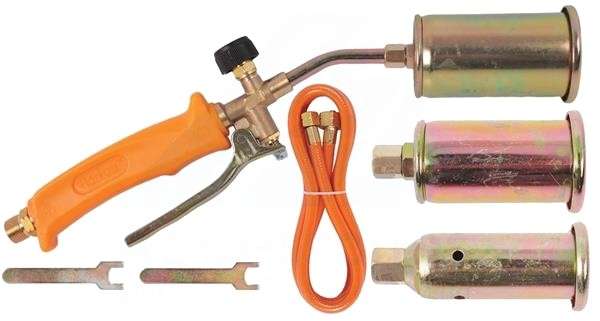 Hoteche Gas Torch with 3 Piece Heads