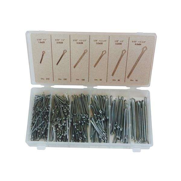Assorted Cotter Pin Set (555 Pieces)
