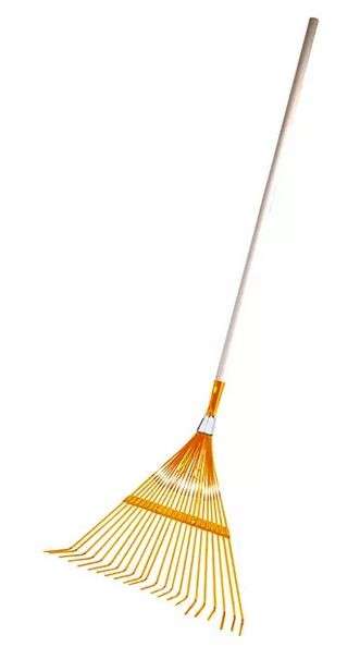 Steel Rake with 22 Teeth and Wooden Handle