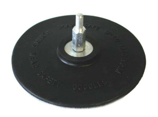 Velcro Rubber Spindle Pad 115mm