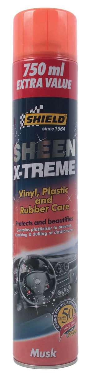 Shield Sheen Vinyl, Plastic and Rubber Care - Musk - 750ml