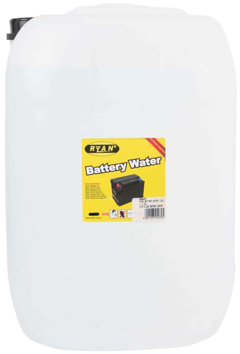 Ryan Battery Water - 25 Litre