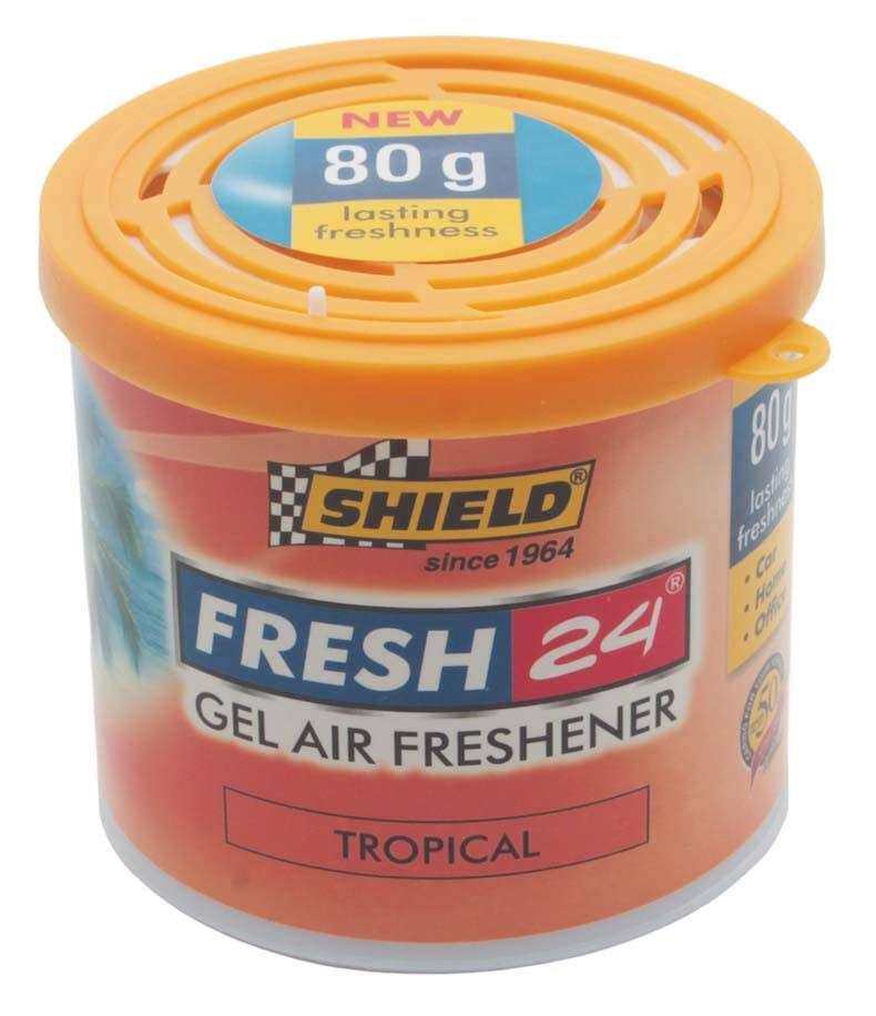 Shield Fresh 24 Gel Air Freshener -  80g - Tropical