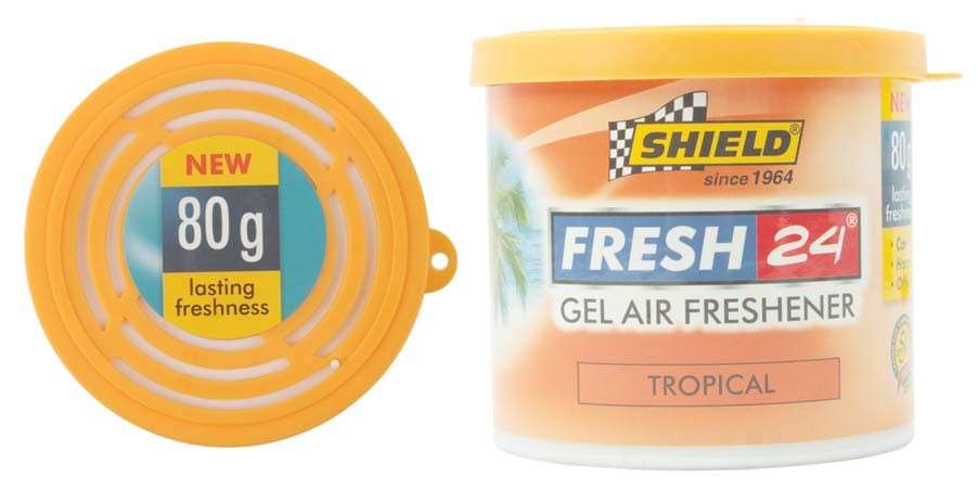 Shield Fresh 24 Gel Air Freshener -  80g - Tropical
