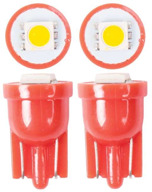 LED Wedge Amber Globe Set (501) (12V)