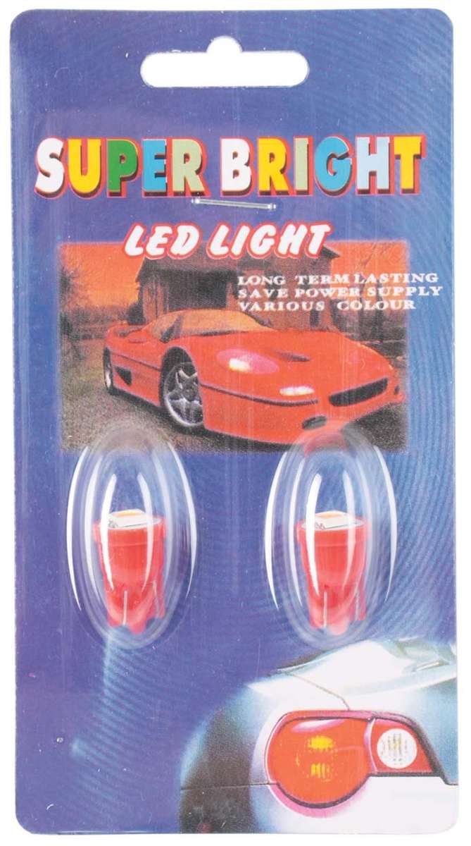 LED Wedge Amber Globe Set (501) (12V)