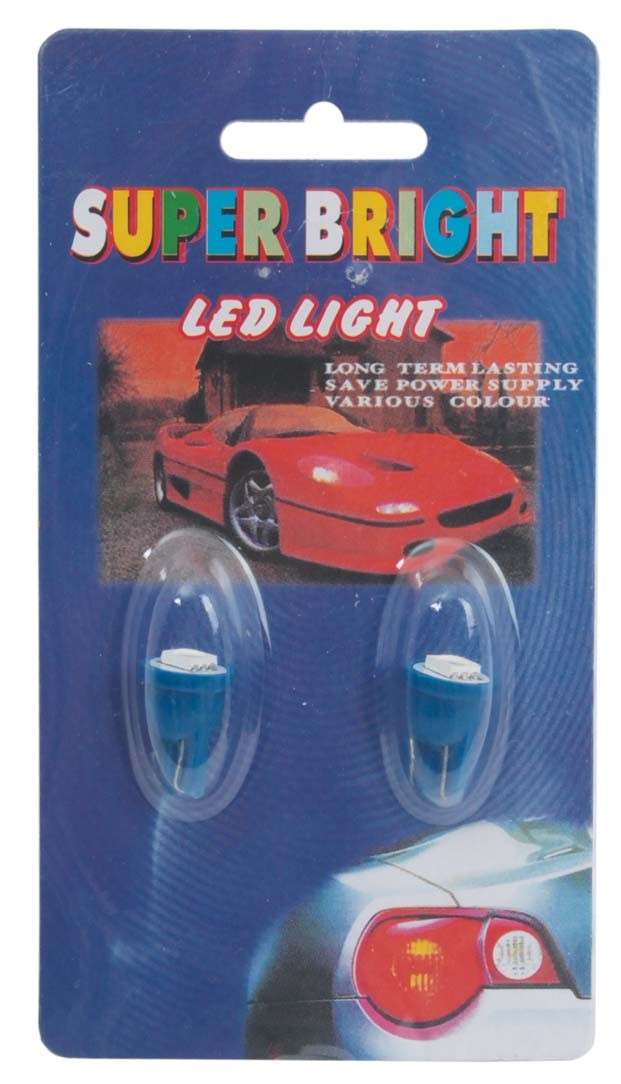 LED Wedge Blue Globe Set (501) (12V)