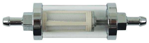 Fuel Filter - Inline - 1/4 Inch - Glass
