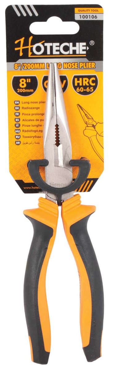 Long Nose Plier 8" / 200mm - Hoteche