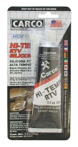 Carco Silicone Gasket Black 85G