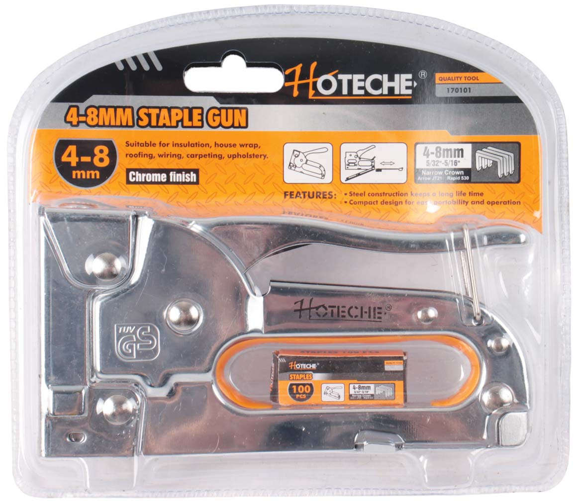 3 In 1 Staple Gun Heavy Duty - 4 to 8mm Staples