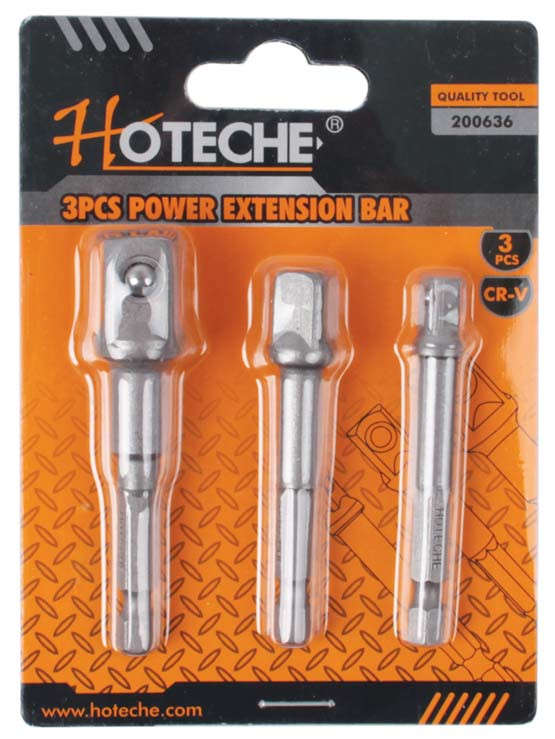 Power Extension Bar Set - 3 Piece