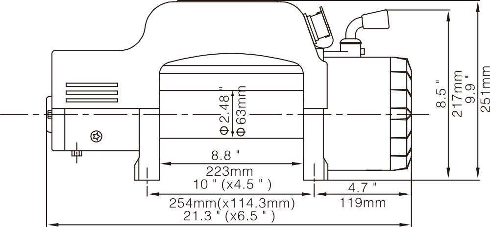 Runva 12 Volt - 9500lb (4309kg)
