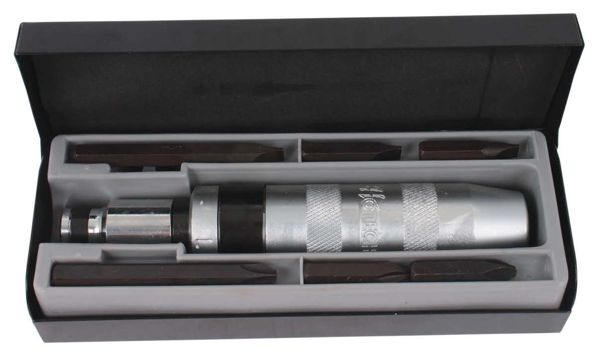 Impact Screwdriver With Bits - 7 Piece