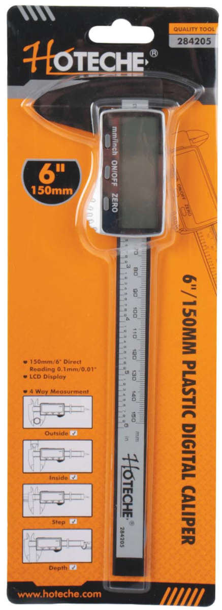 Plastic Digital Vernier Caliper - 150mm