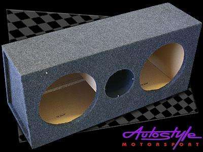 12' Double Sub enclosure w/6" port